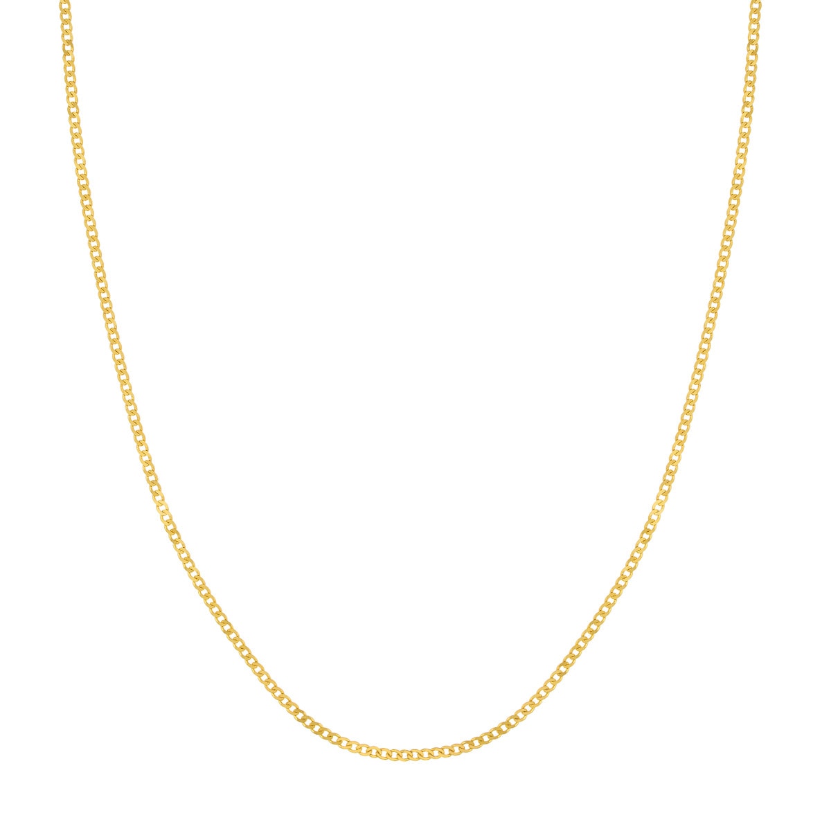 1.95mm Open Curb Gold Chain view 1