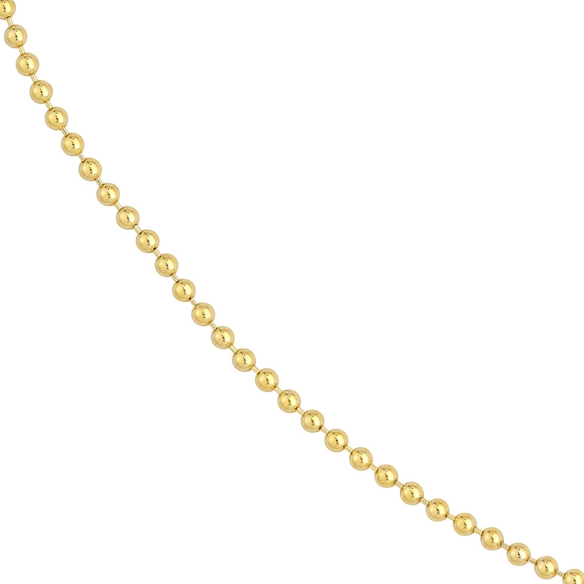 2mm Gold Bead Chain view 2