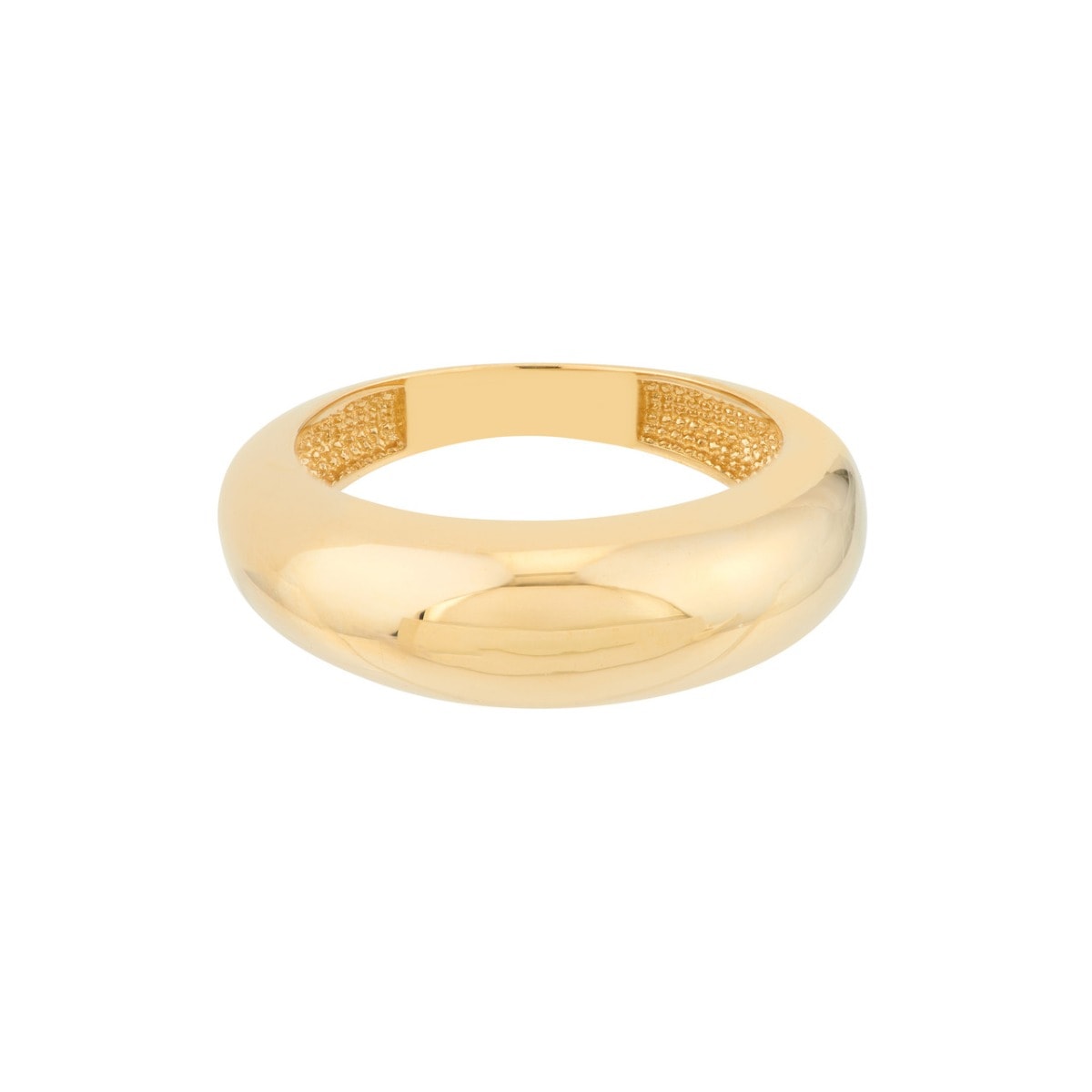 Classic Domed Gold Ring view 1