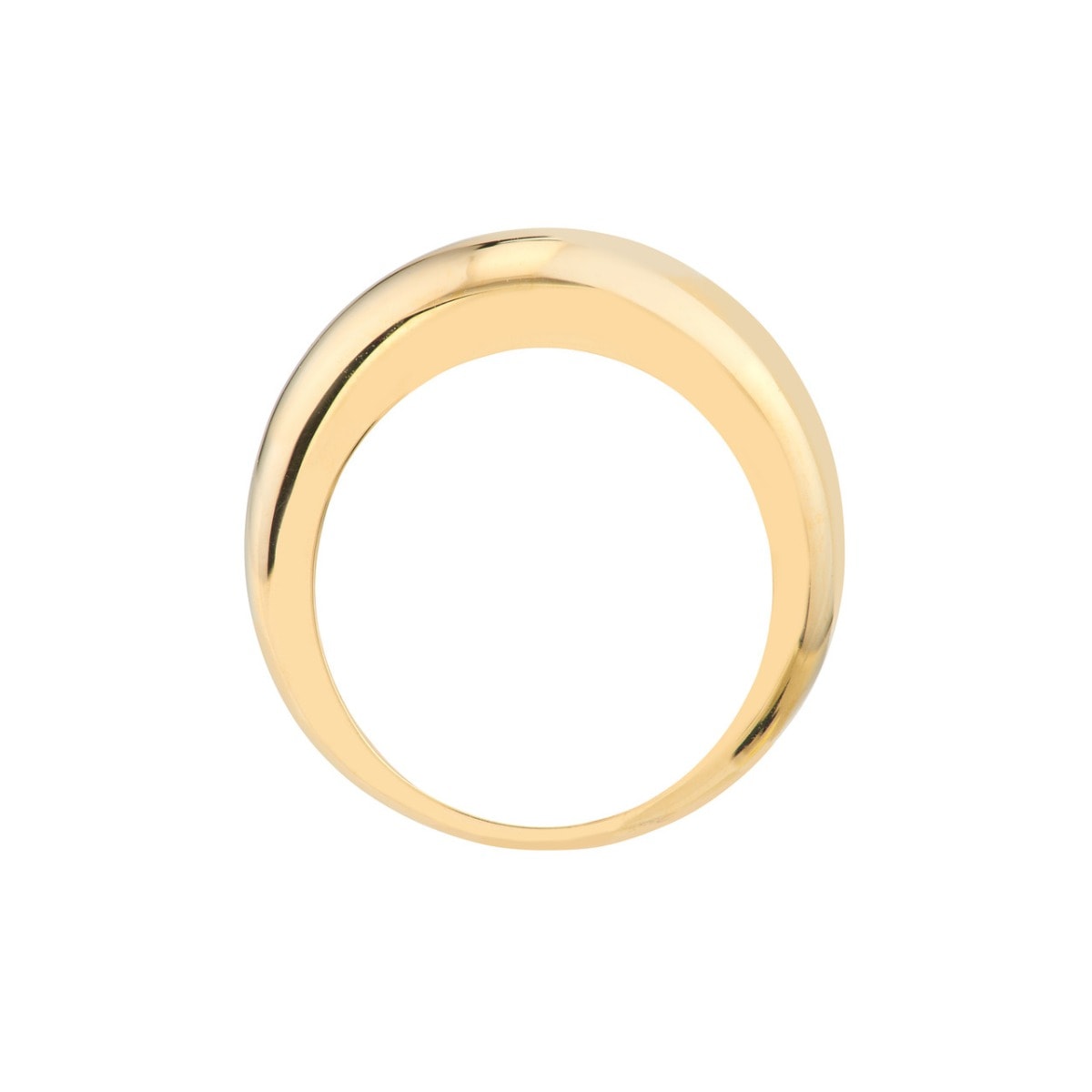 Classic Domed Gold Ring view 5