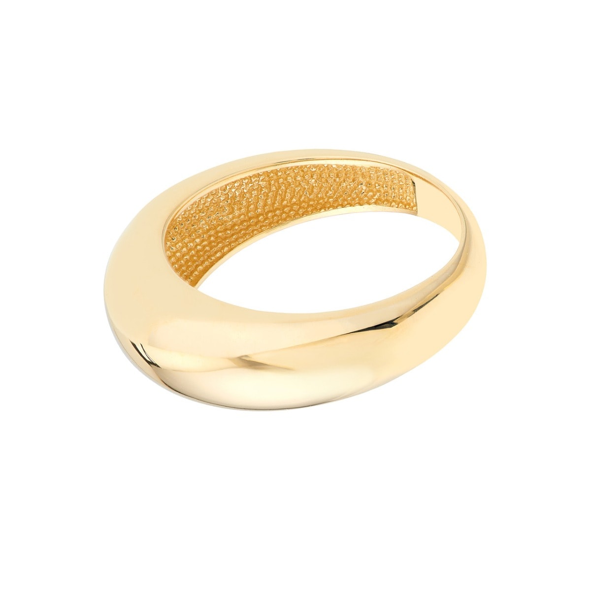 Classic Domed Gold Ring view 4