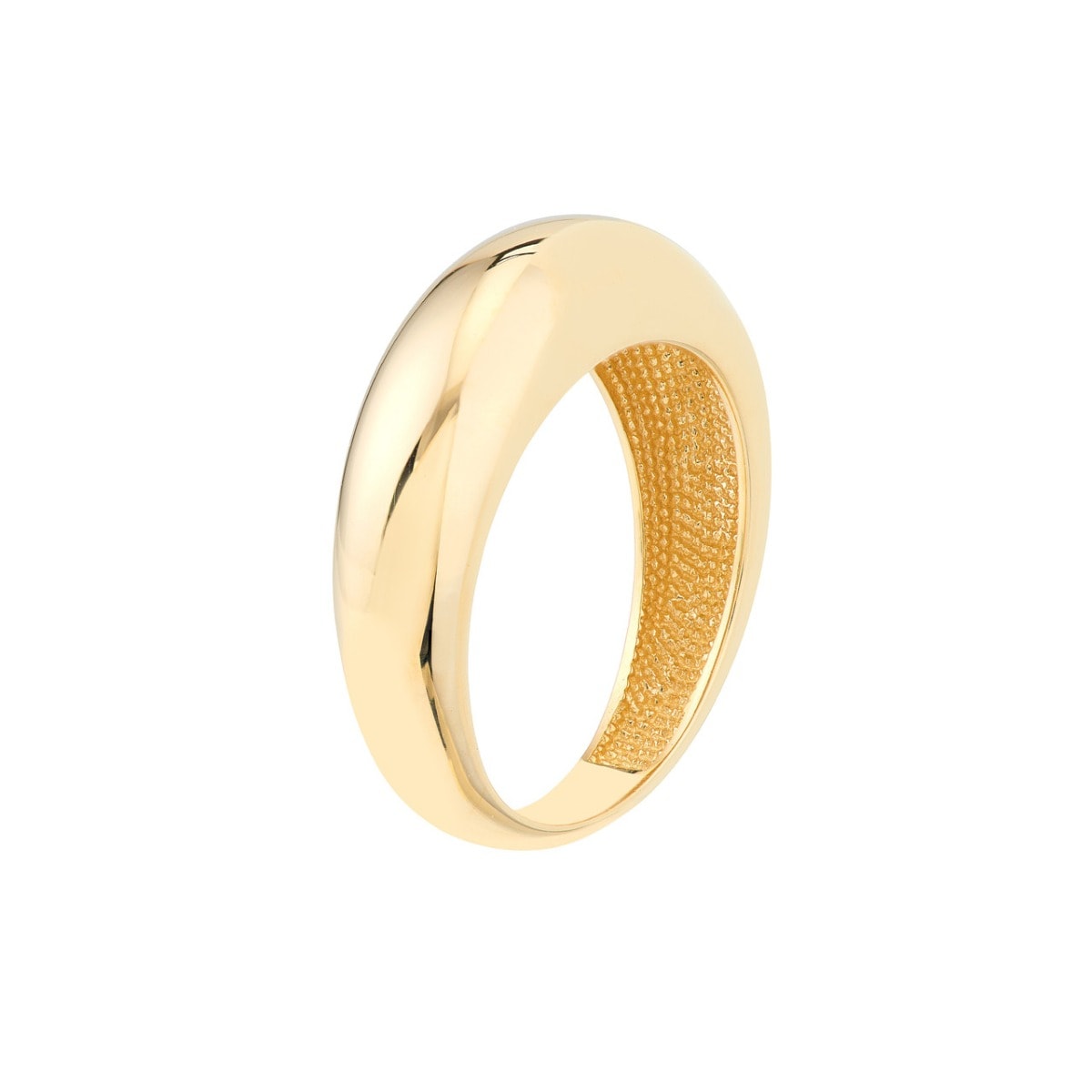 Classic Domed Gold Ring view 3