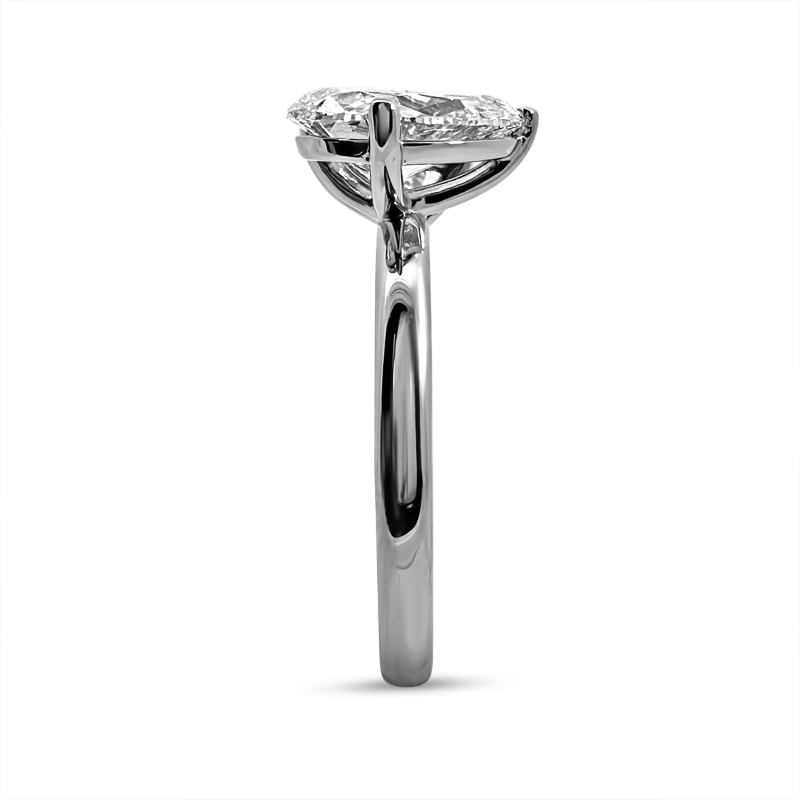 Toi et Moi Pear Shaped Lab-Grown Engagement Ring view 4