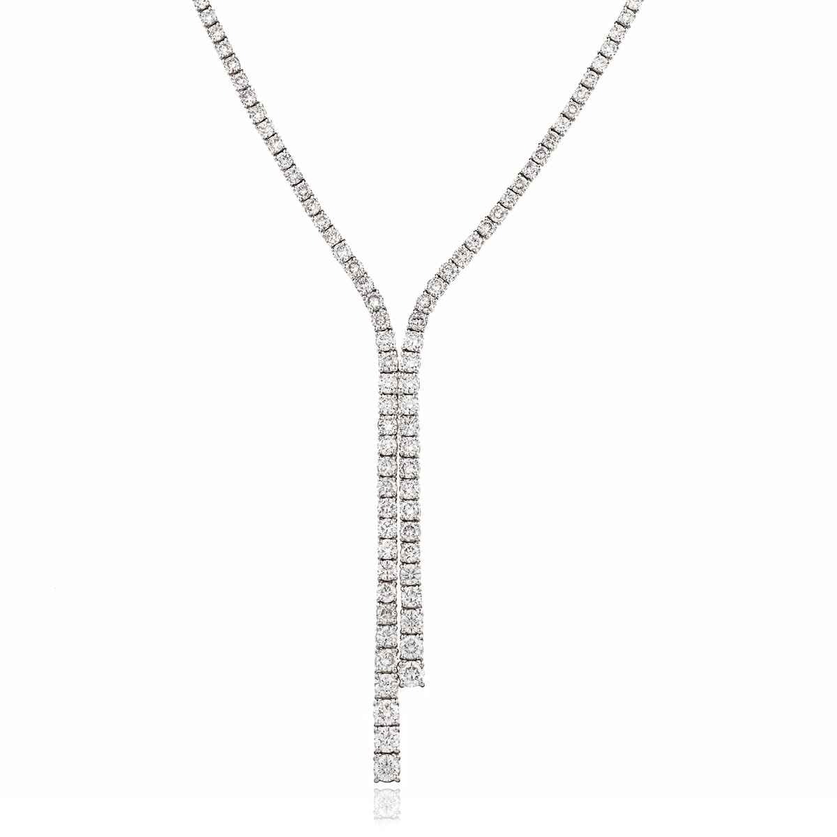Bow Tie Tennis Necklace