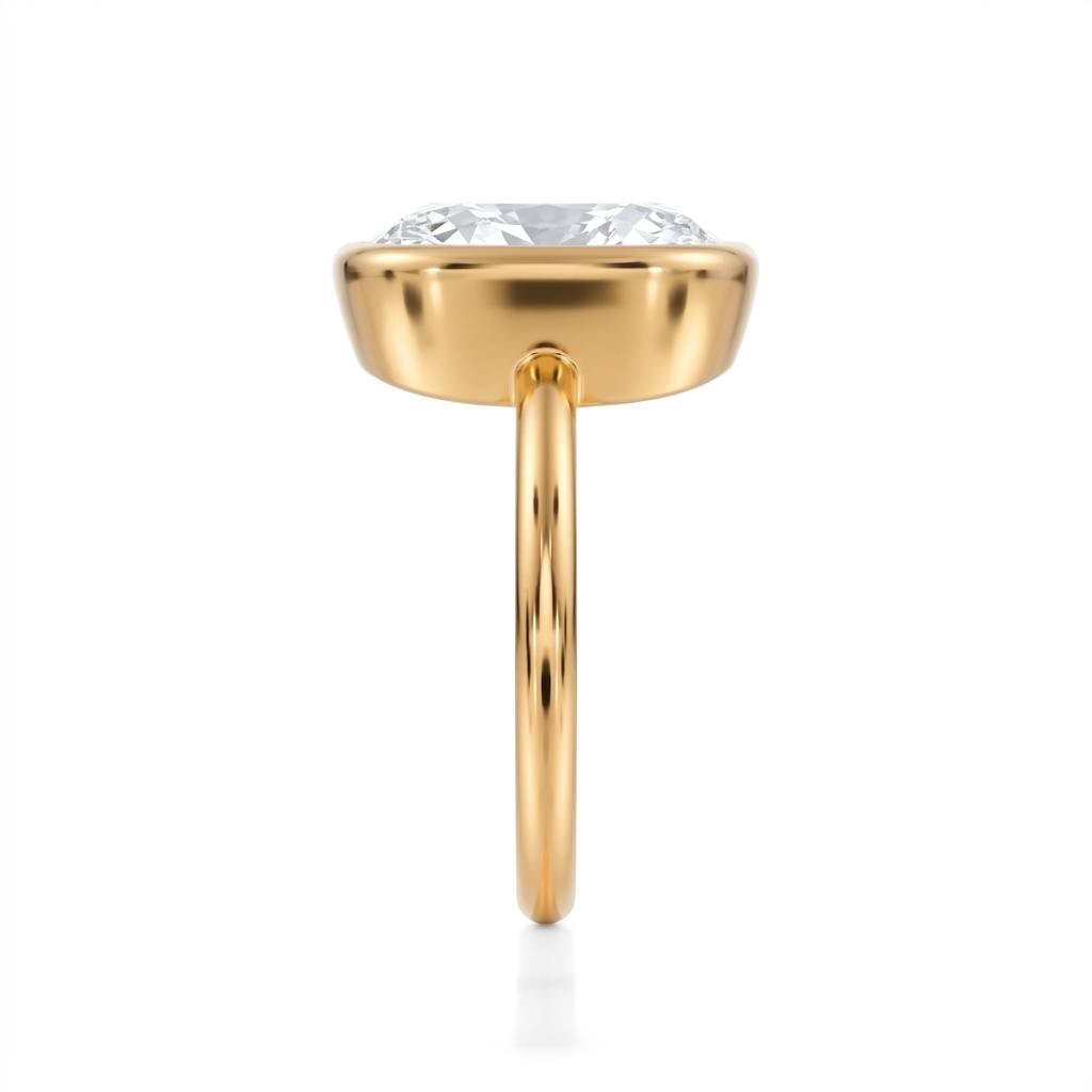 Zoe Kravitz Lab Grown Diamond Engagement Ring view 3