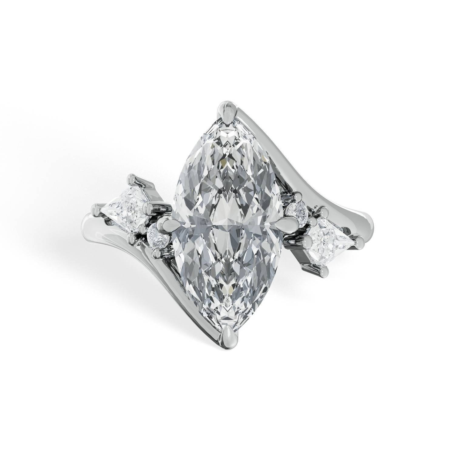 Marquise_Shoulder_Set_Kites_Twist_Lab Grown Diamond_Engagement_Ring_front_view_platinum.jpg