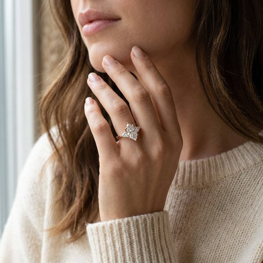 Marquise_Trilogy_Diamond_Engagement_Ring_with_Triangle_Sides_rose_gold