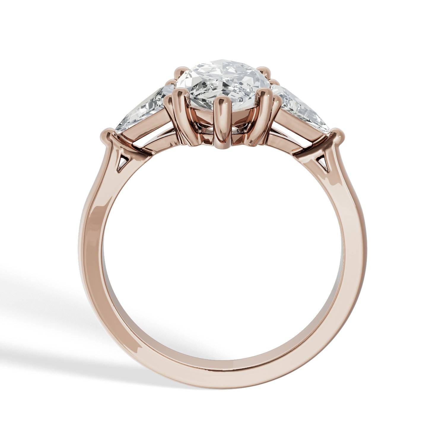 Marquise_Trilogy_Diamond_Engagement_Ring_with_Triangle_Sides_angle_view_rose_gold