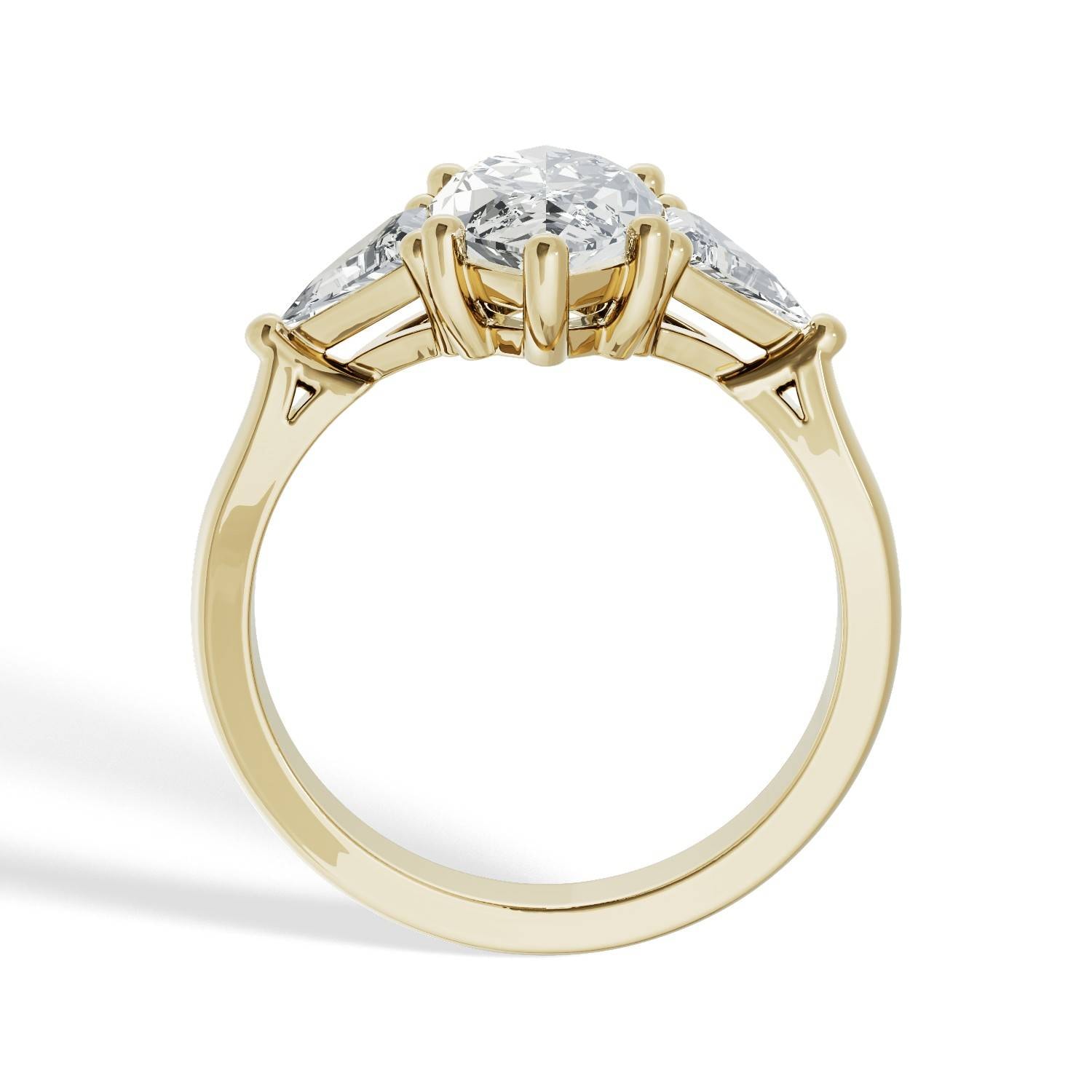 Marquise_Trilogy_Diamond_Engagement_Ring_with_Triangle_Sides_angle_view_yellow_gold