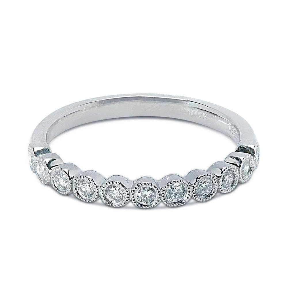 0.38ct Decorative Round and Marquise cut Diamond Setting Wedding Ring