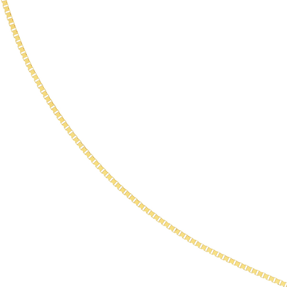 Adjustable Gold Box Chain - alternate view