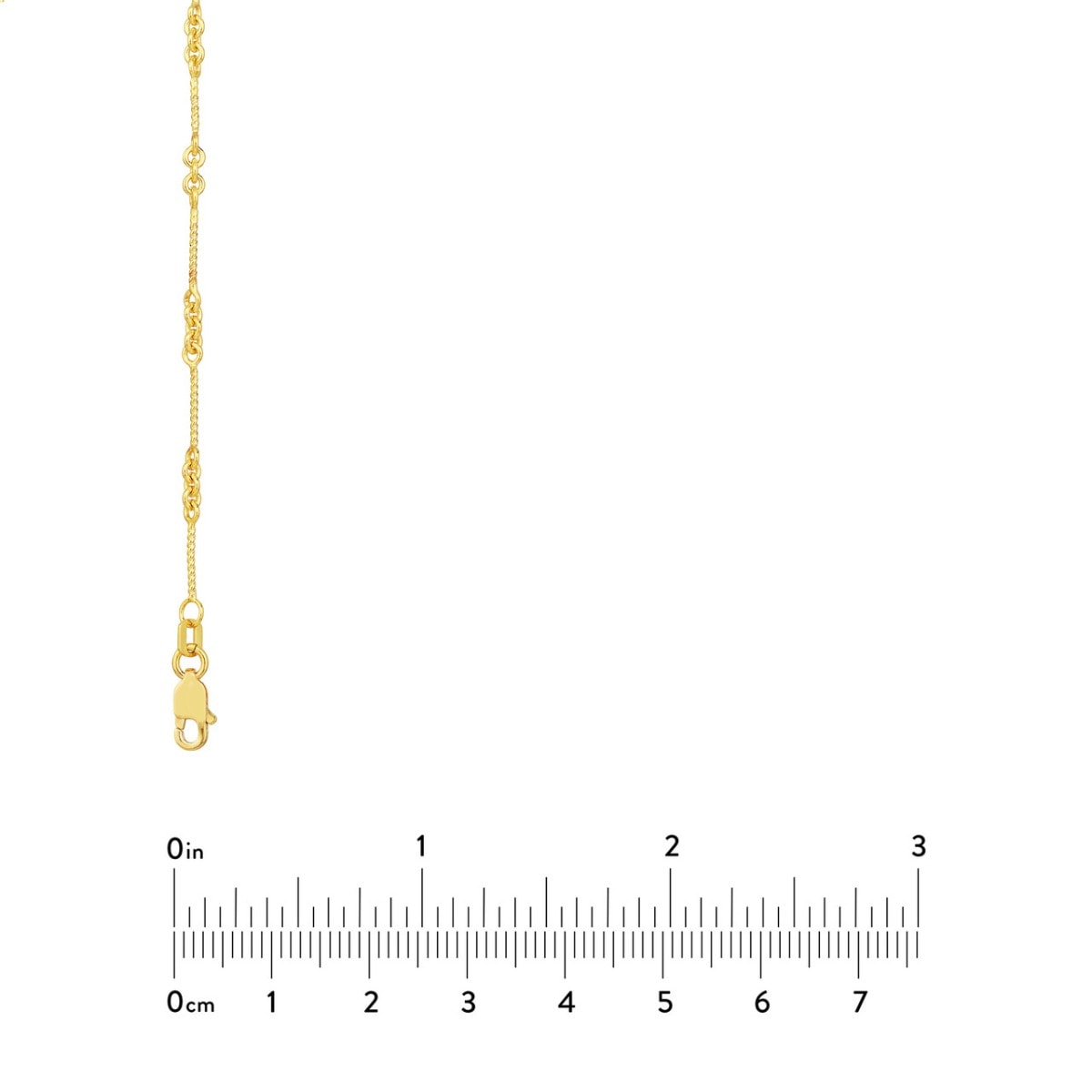 Designer Twist Gold Chain view 7