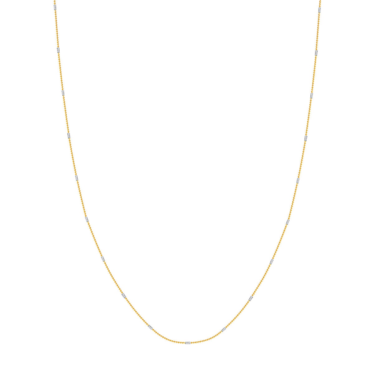 Unique Two-Tone Gold Chain view 1