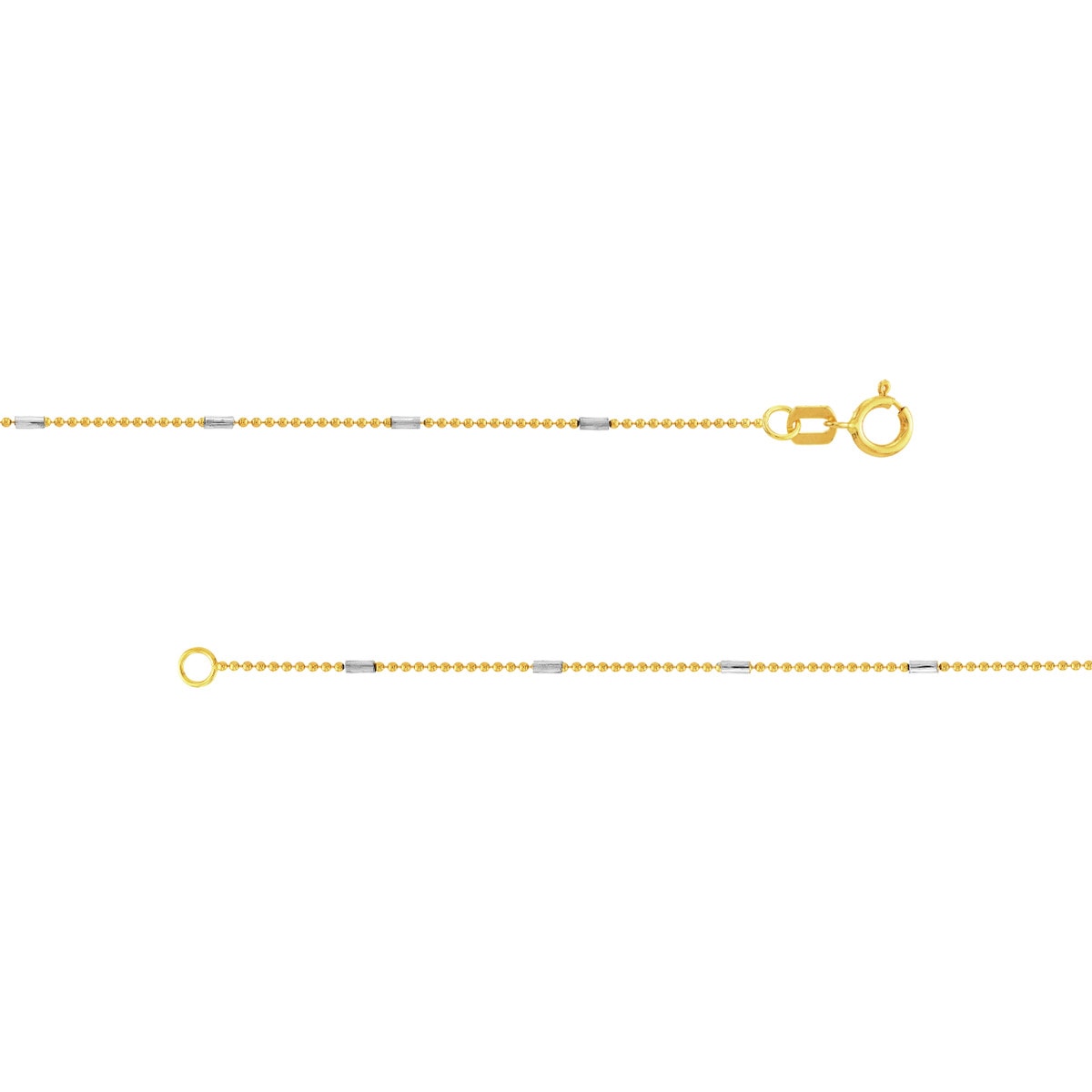 Unique Two-Tone Gold Chain view 4