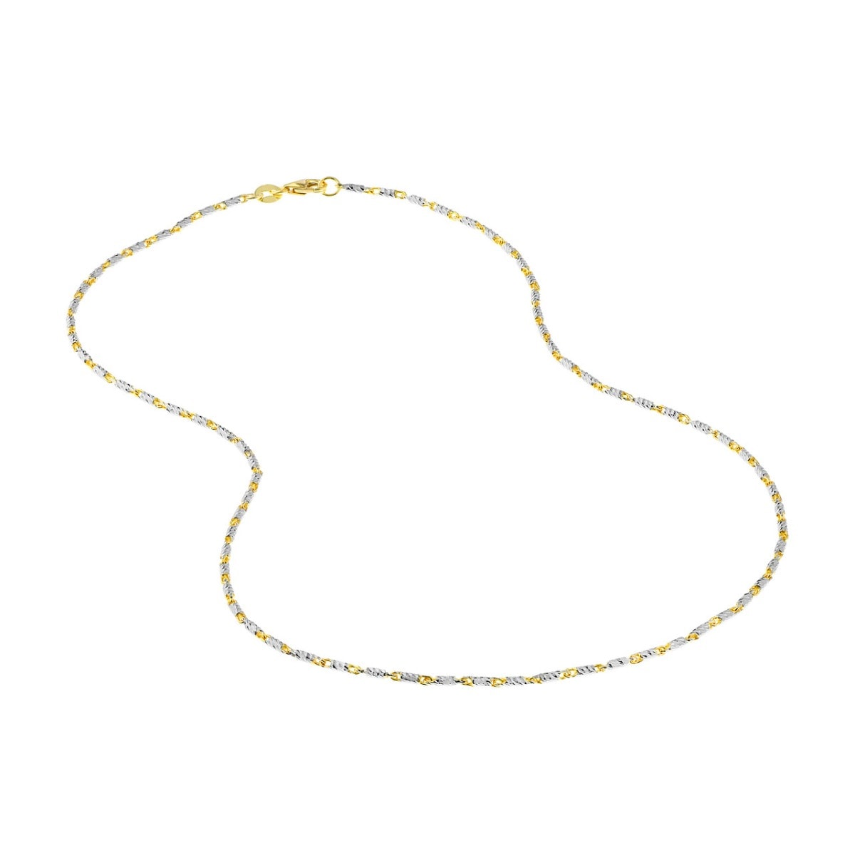Two-Tone Brilliant-Cut Chain view 3