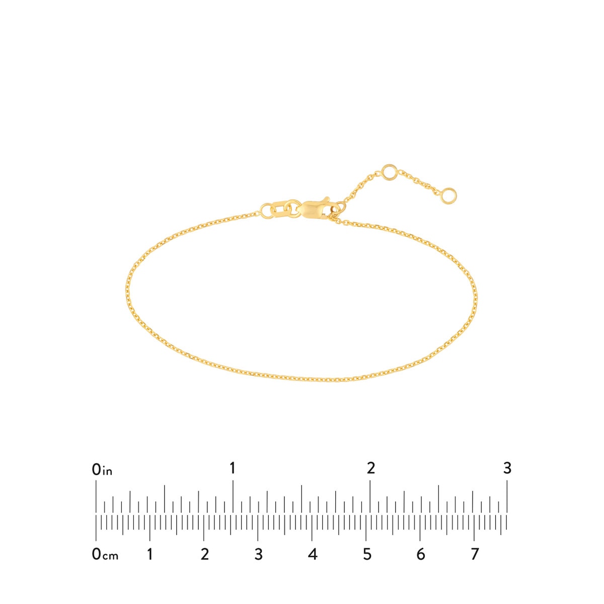 Graceful Strand Gold Bracelet view 5