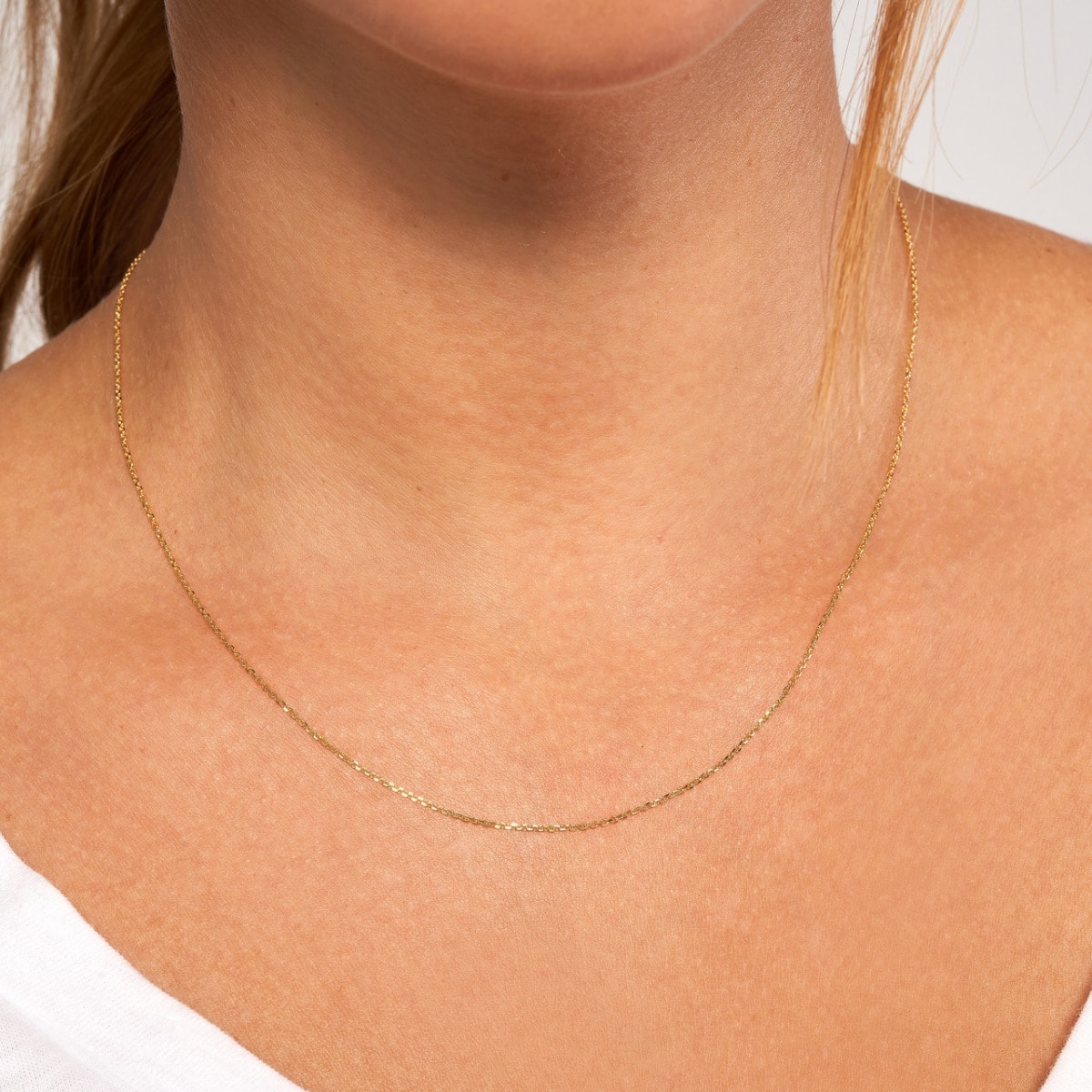 Graceful Strand Gold Necklace - alternate view