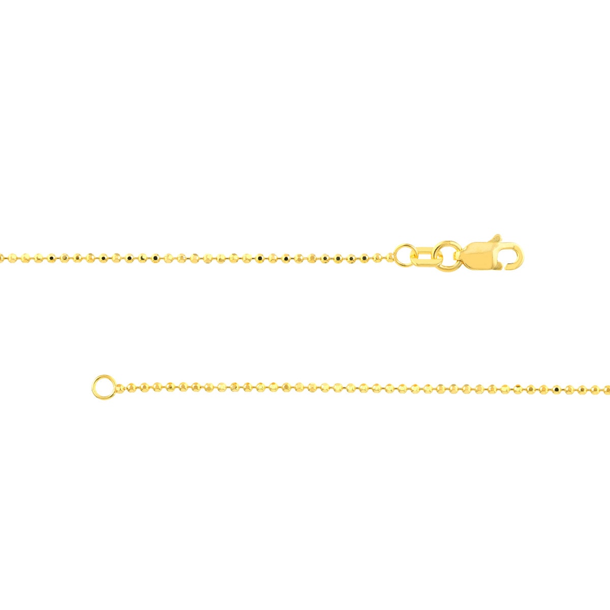 1.15mm Diamond Cut Bead Chain view 4