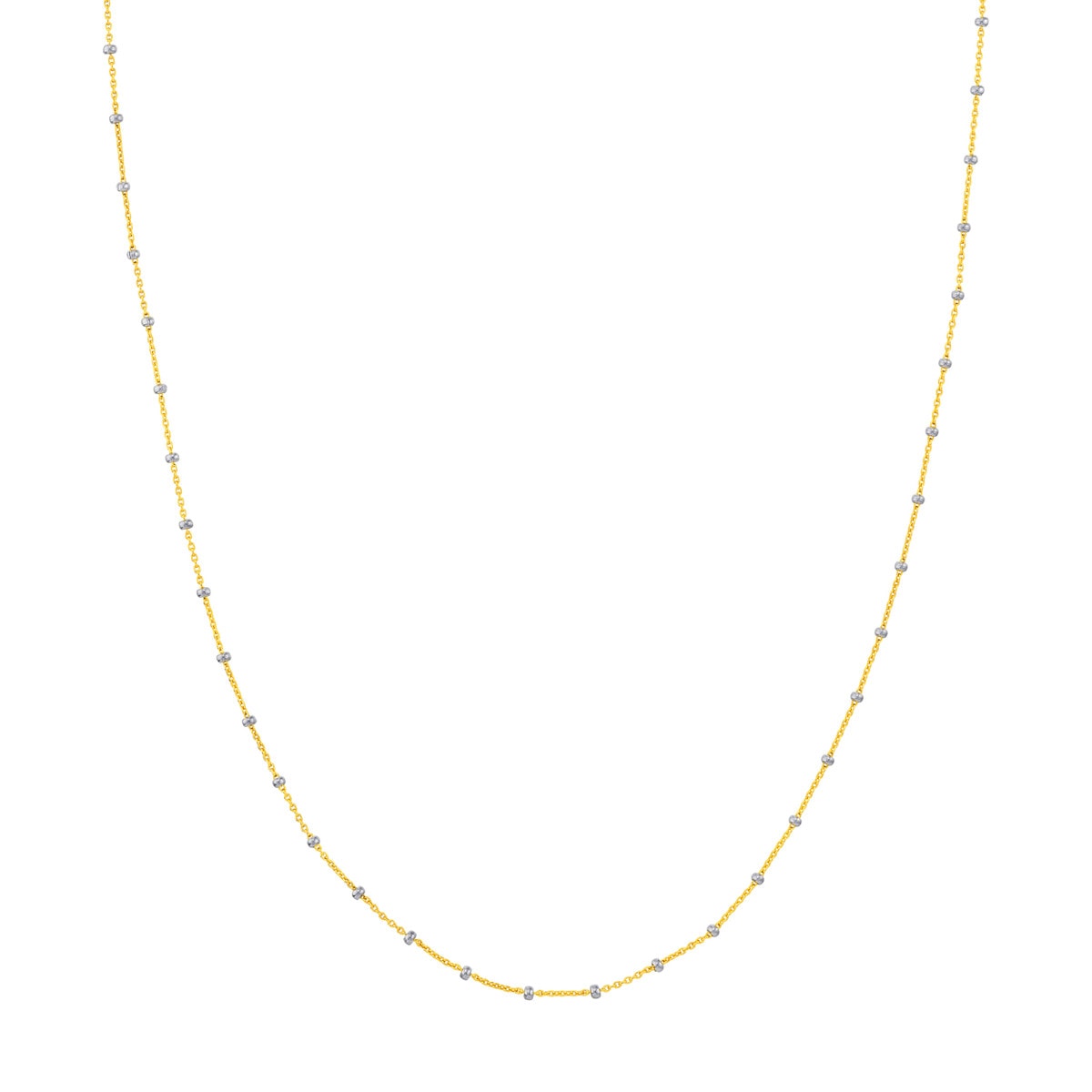 Two-Tone Saturn Bead Chain view 1