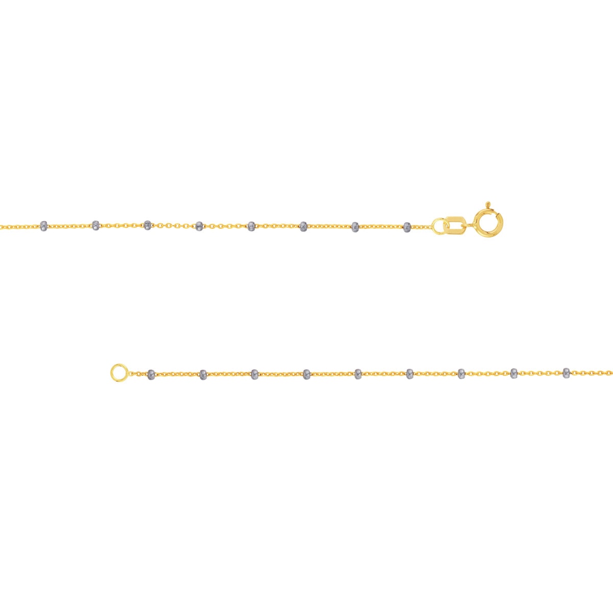Two-Tone Saturn Bead Chain view 4