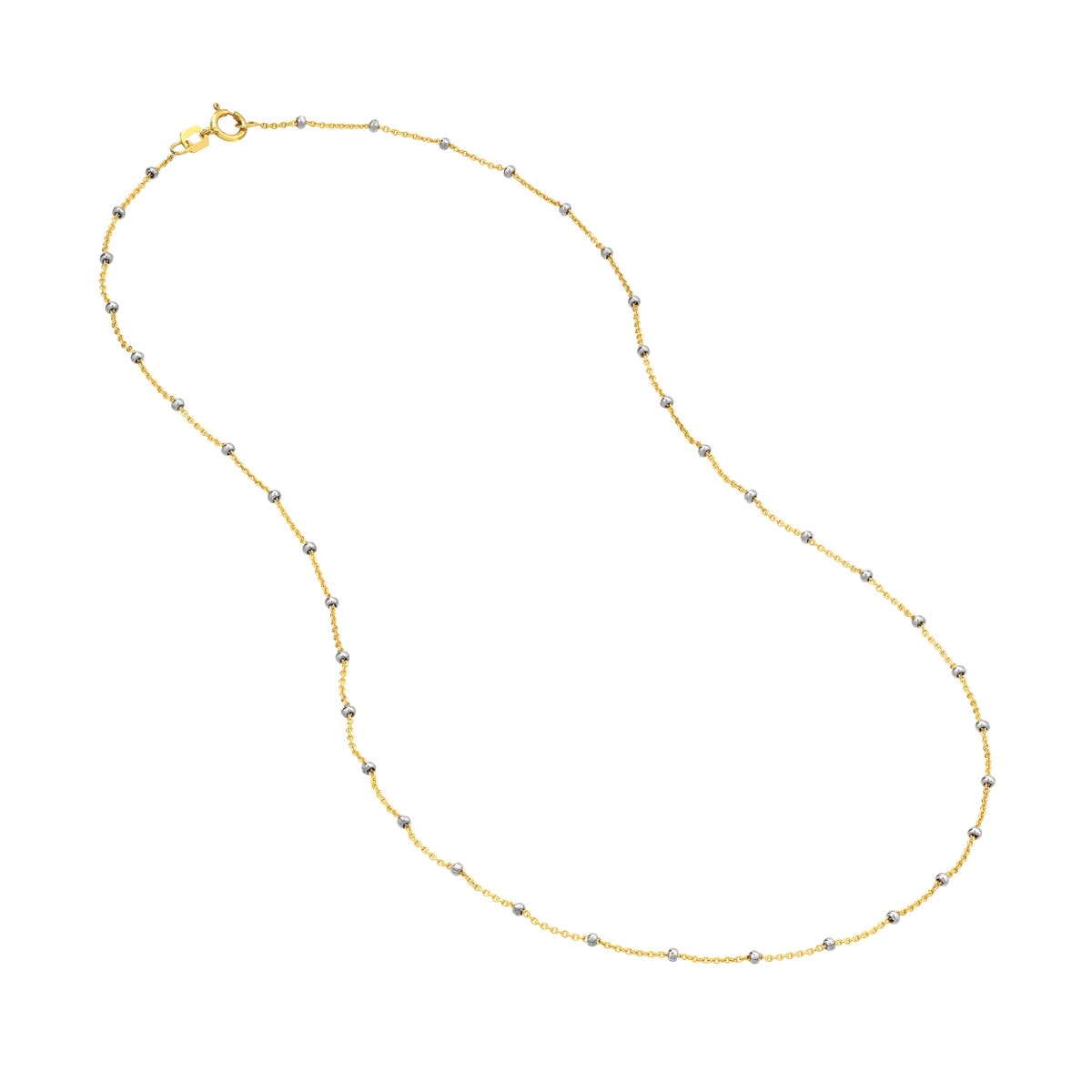 Two-Tone Saturn Bead Chain view 3