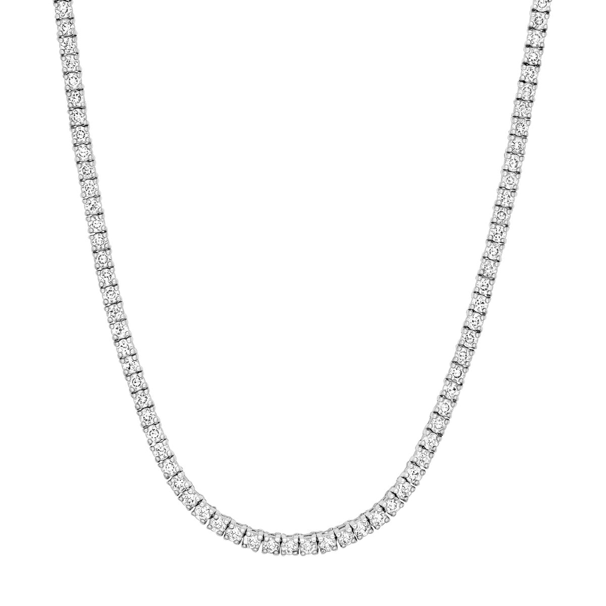 12ct Lab Grown Diamond Tennis Necklace view 1