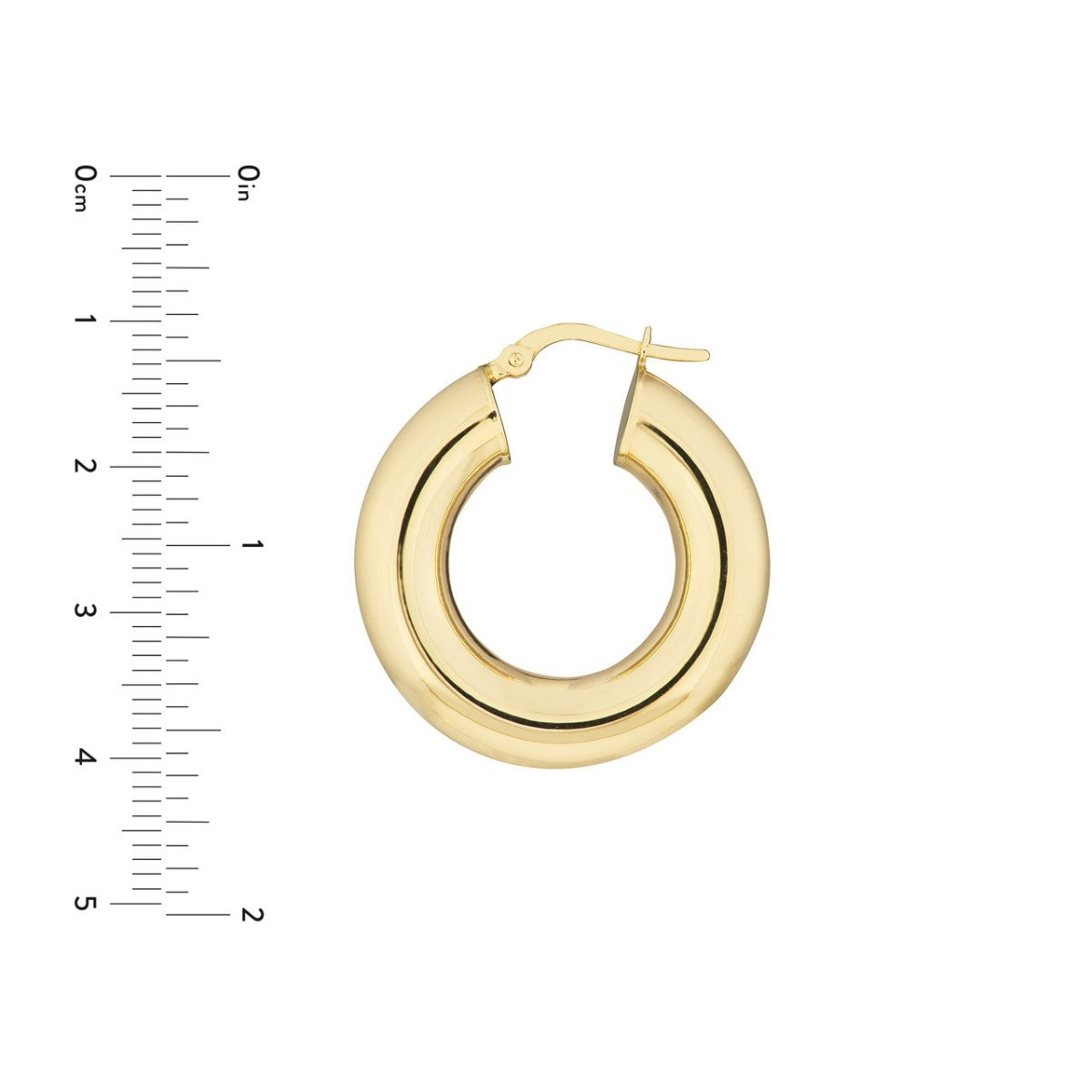 Grand Classic Gold Hoops view 5