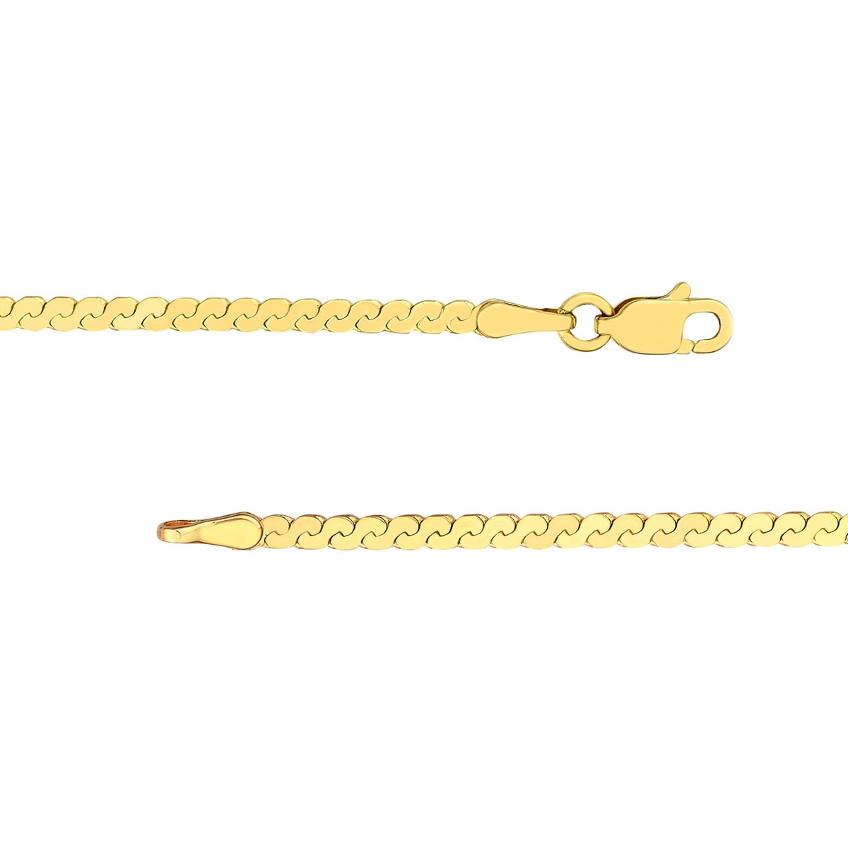2.0mm Serpentine Chain view 5