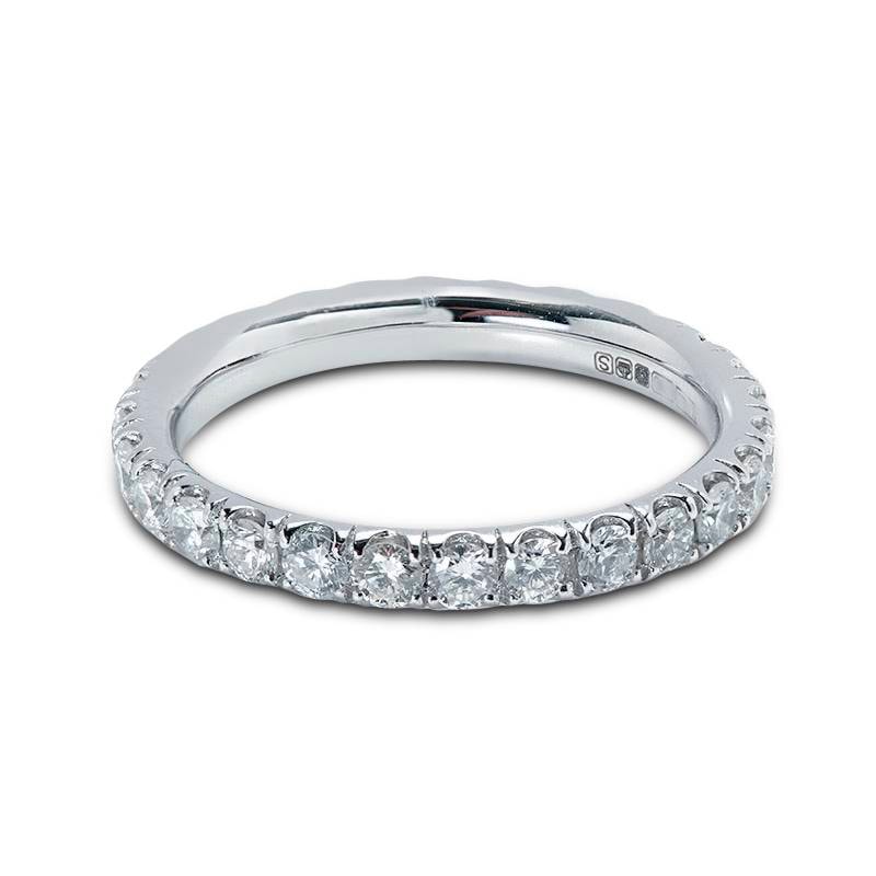 Diamond Eternity Ring Micro Set 2.5mm 1ct