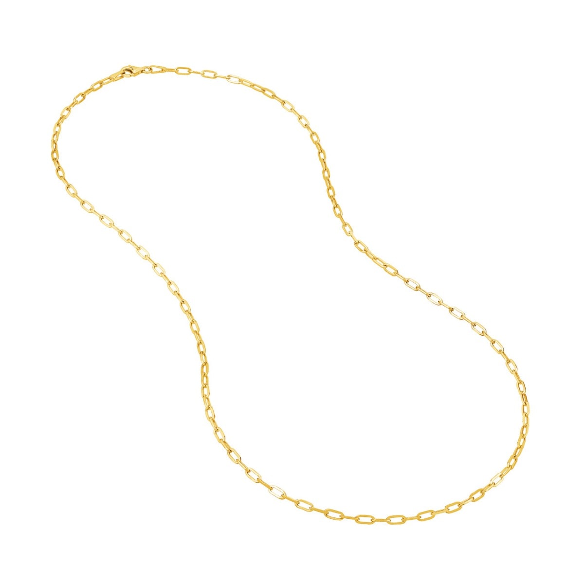 Mid Paper Clip Gold Chain - alternate view