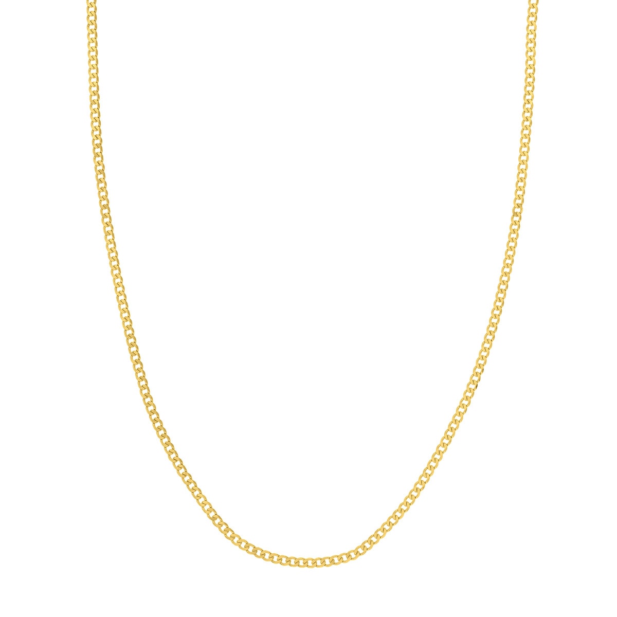 2.70mm Open Curb Gold Chain
