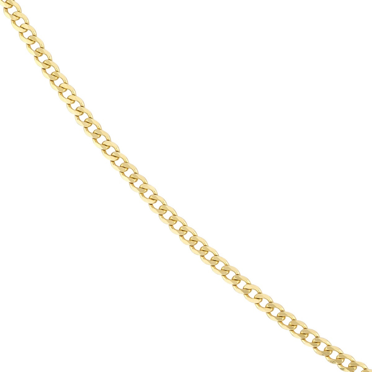 2.7mm Curb Split Gold Chain view 2