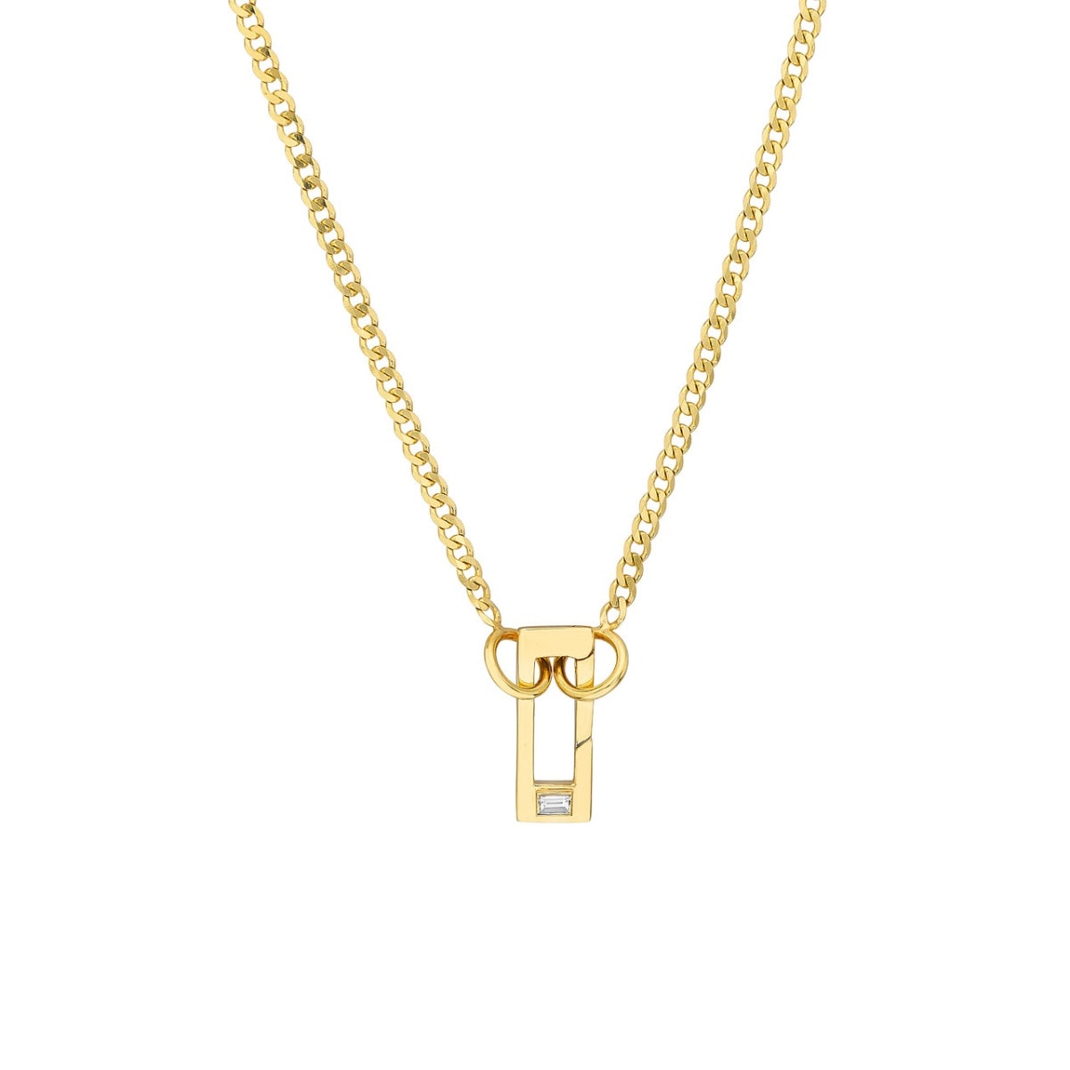 2.7mm Curb Split Gold Chain view 4