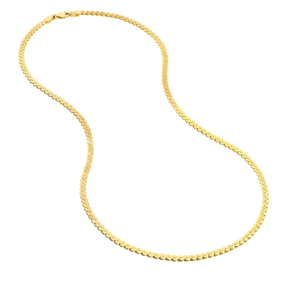 3.00mm Serpentine Gold Chain view 4
