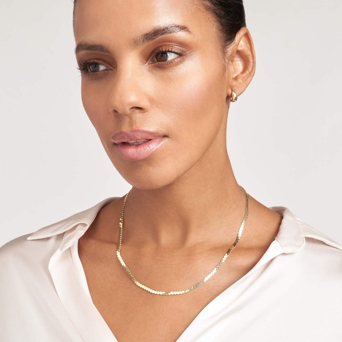 3.00mm Serpentine Gold Chain view 2