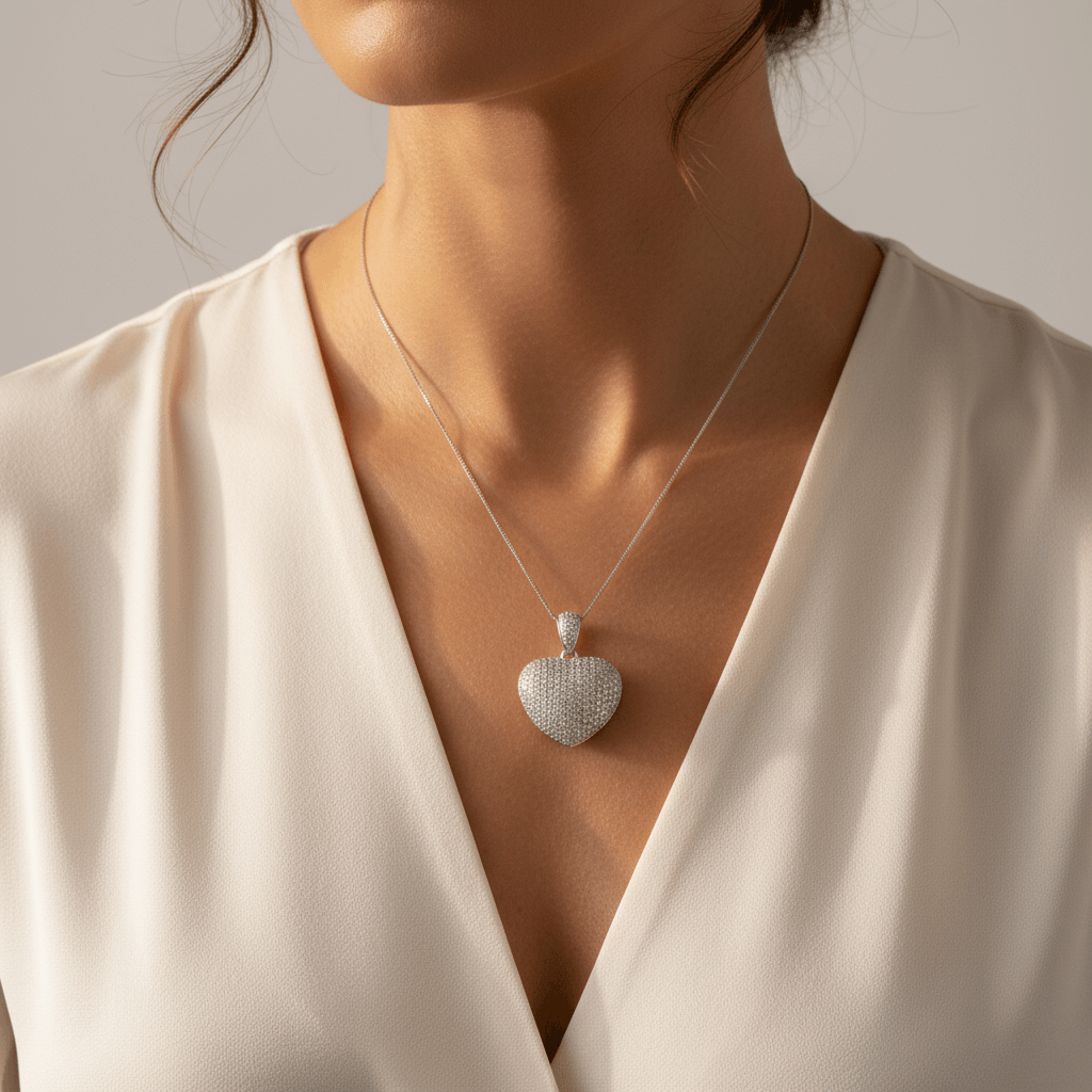 3_00ct_Classic_Round_Diamond_Heart_Pendant_On_Model_2