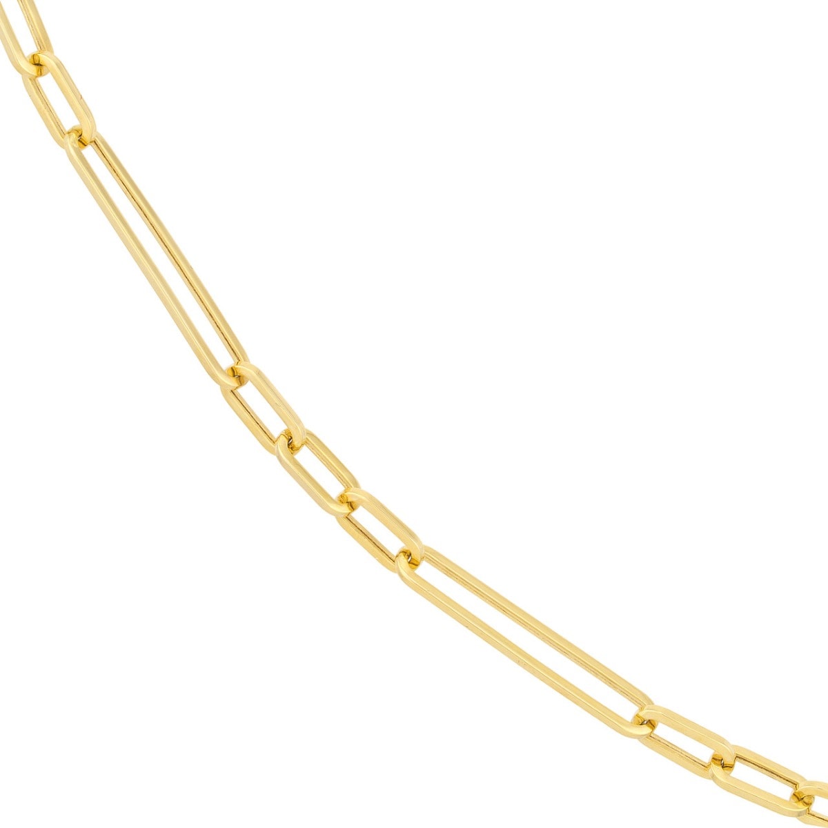 Large Paper Clip Gold Chain view 2