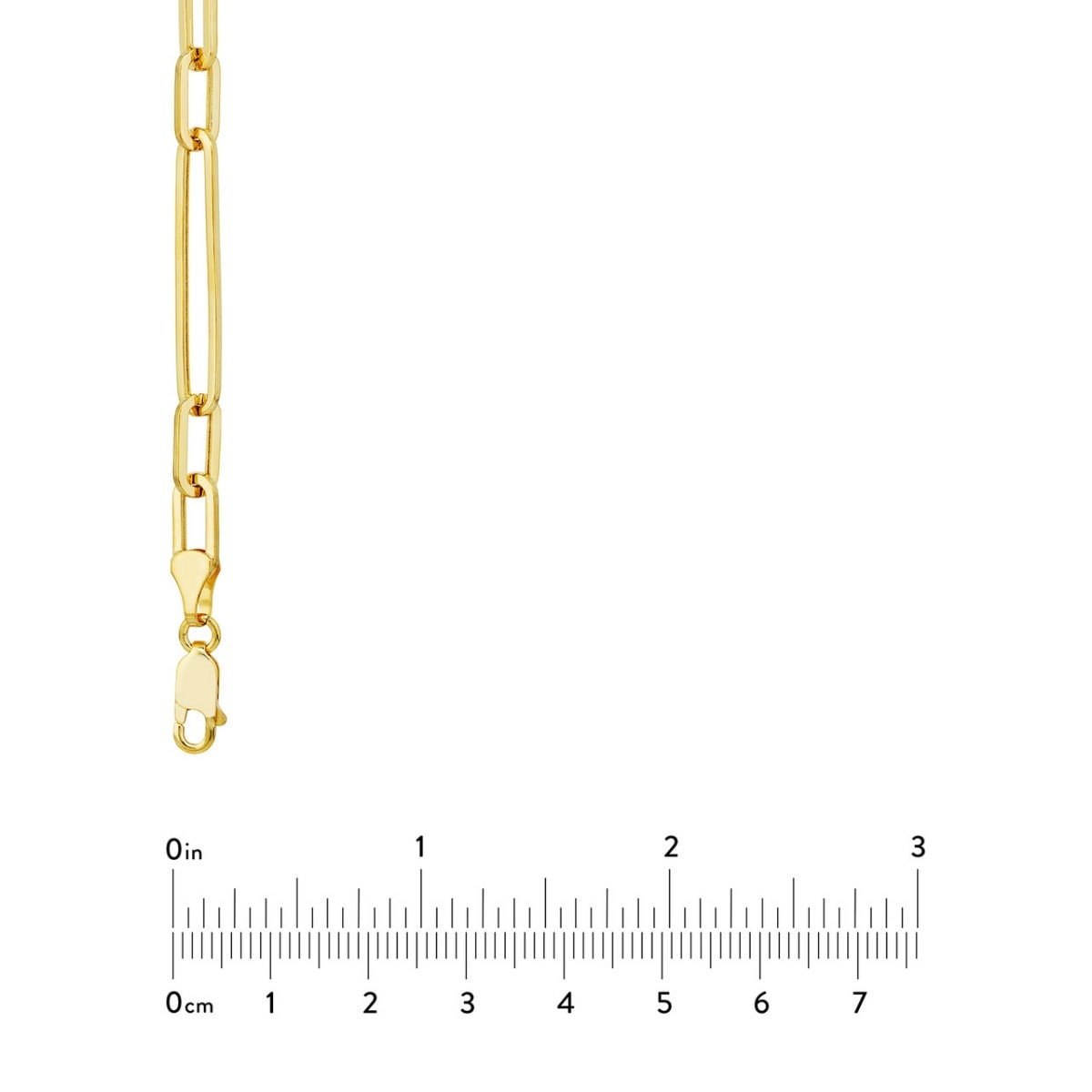 Large Paper Clip Gold Chain view 5