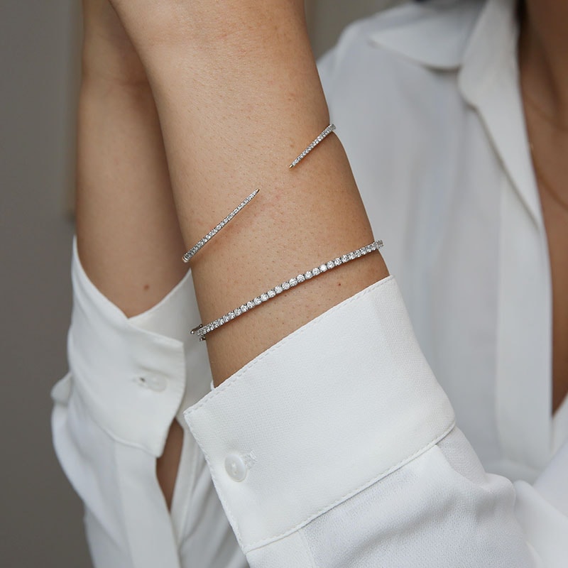 3 Carat Diamond Tennis Bracelet view 2