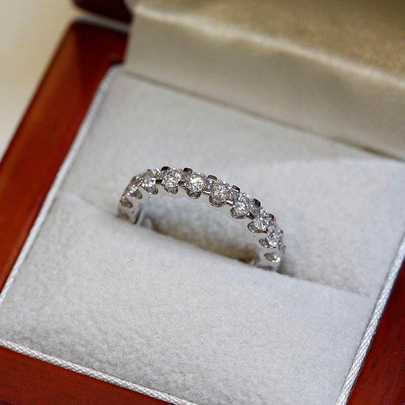 Diamond Eternity Ring Micro Set 3mm 2ct in a Box