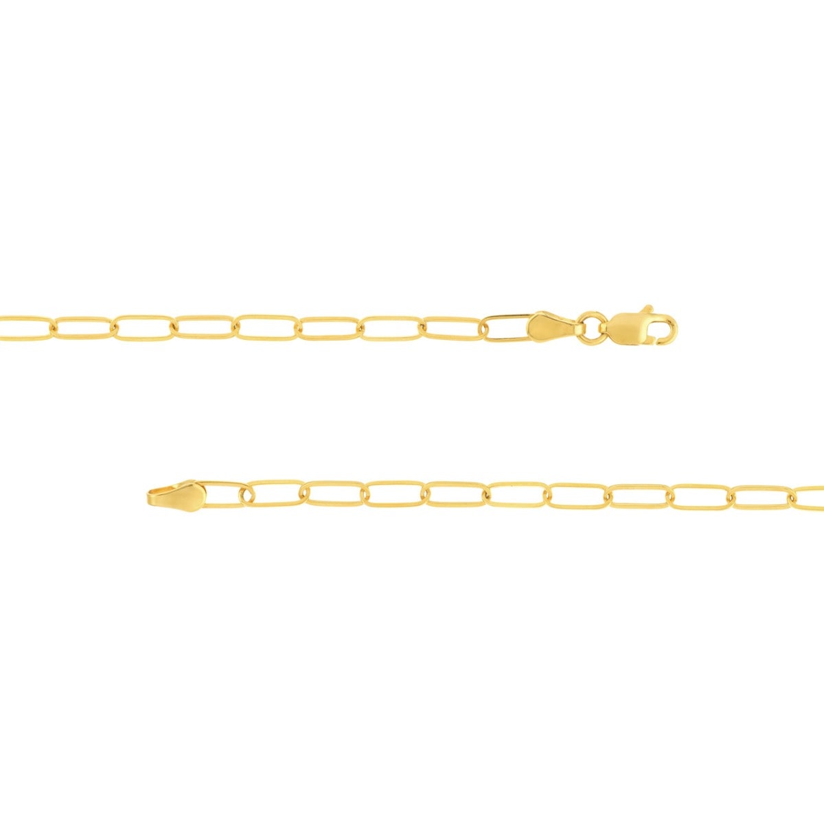 Thick Paper Clip Gold Chain view 5