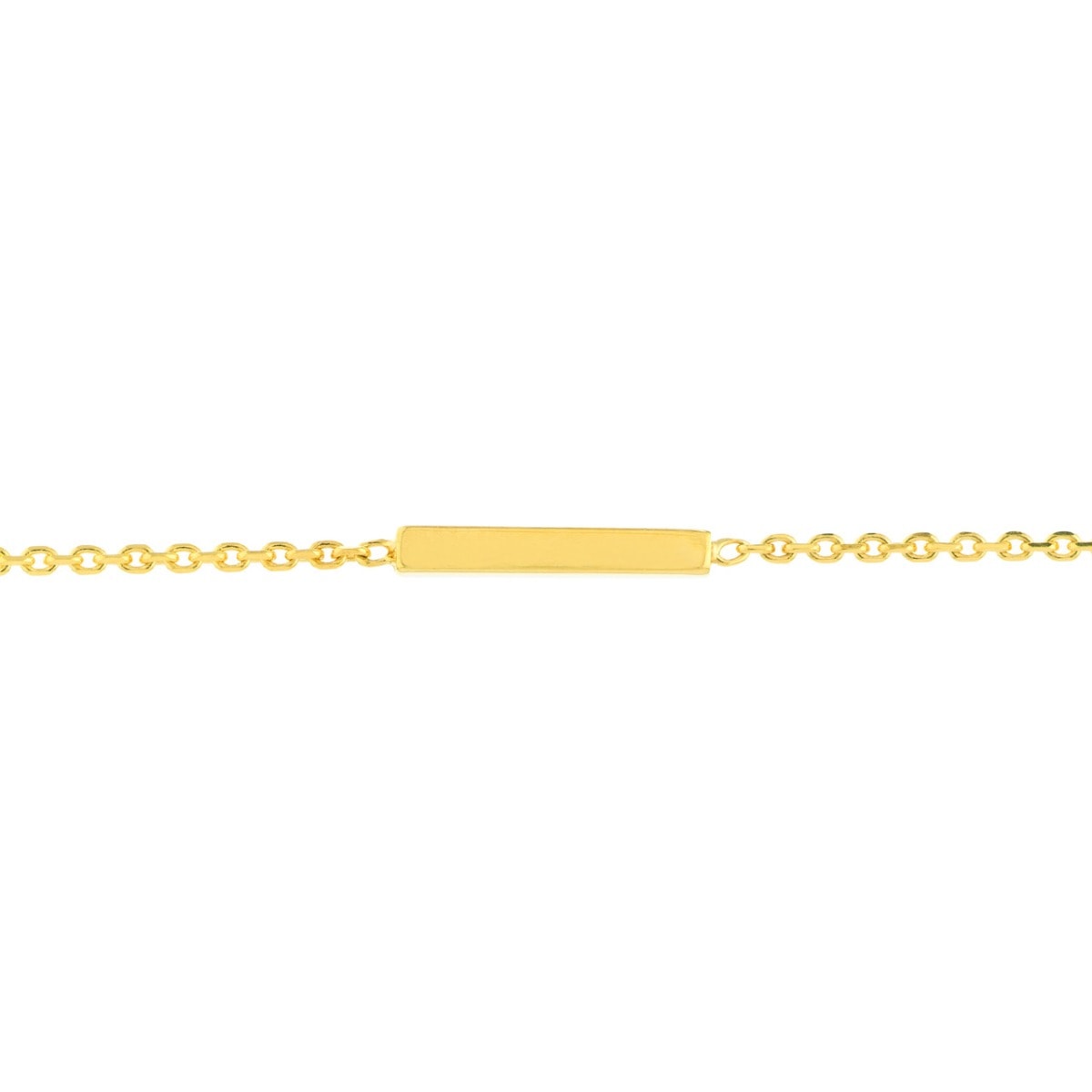 Bar & Diamond Gold Anklet view 3