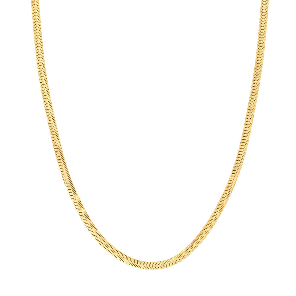 Graceful Snake Gold Chain view 1