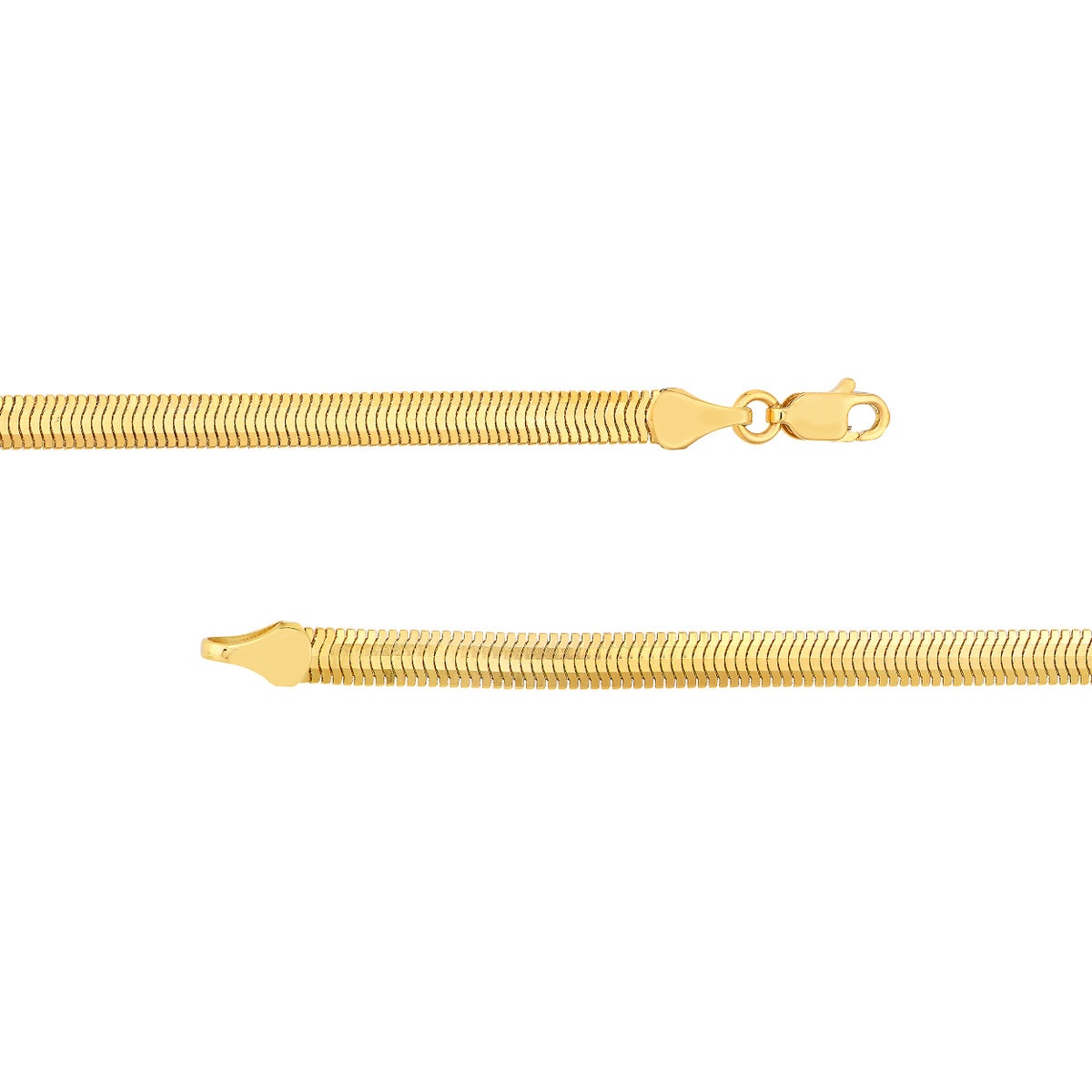 Graceful Snake Gold Chain view 5