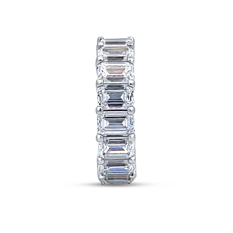 Platinum 4mm Channel Set Baguette view 2