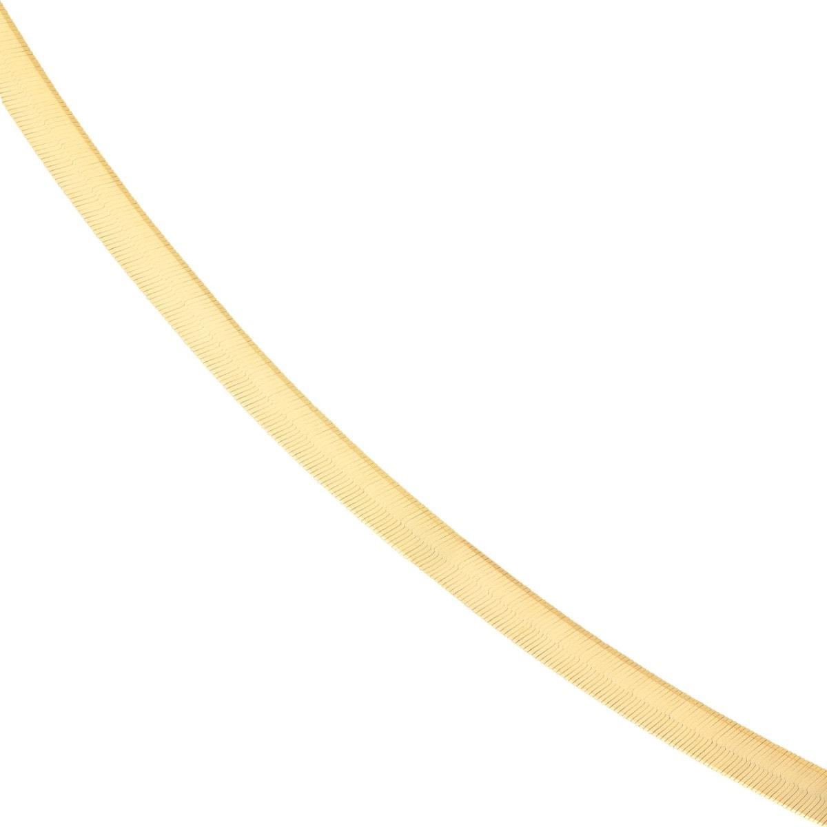 Triple Herringbone Gold Chain view 2
