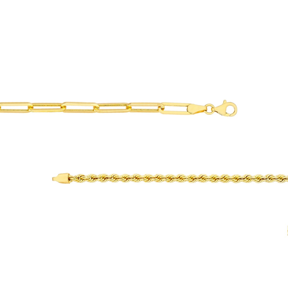Dual Charm Gold Chain view 5