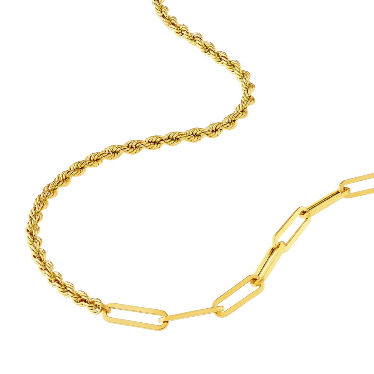 Dual Charm Gold Chain view 3