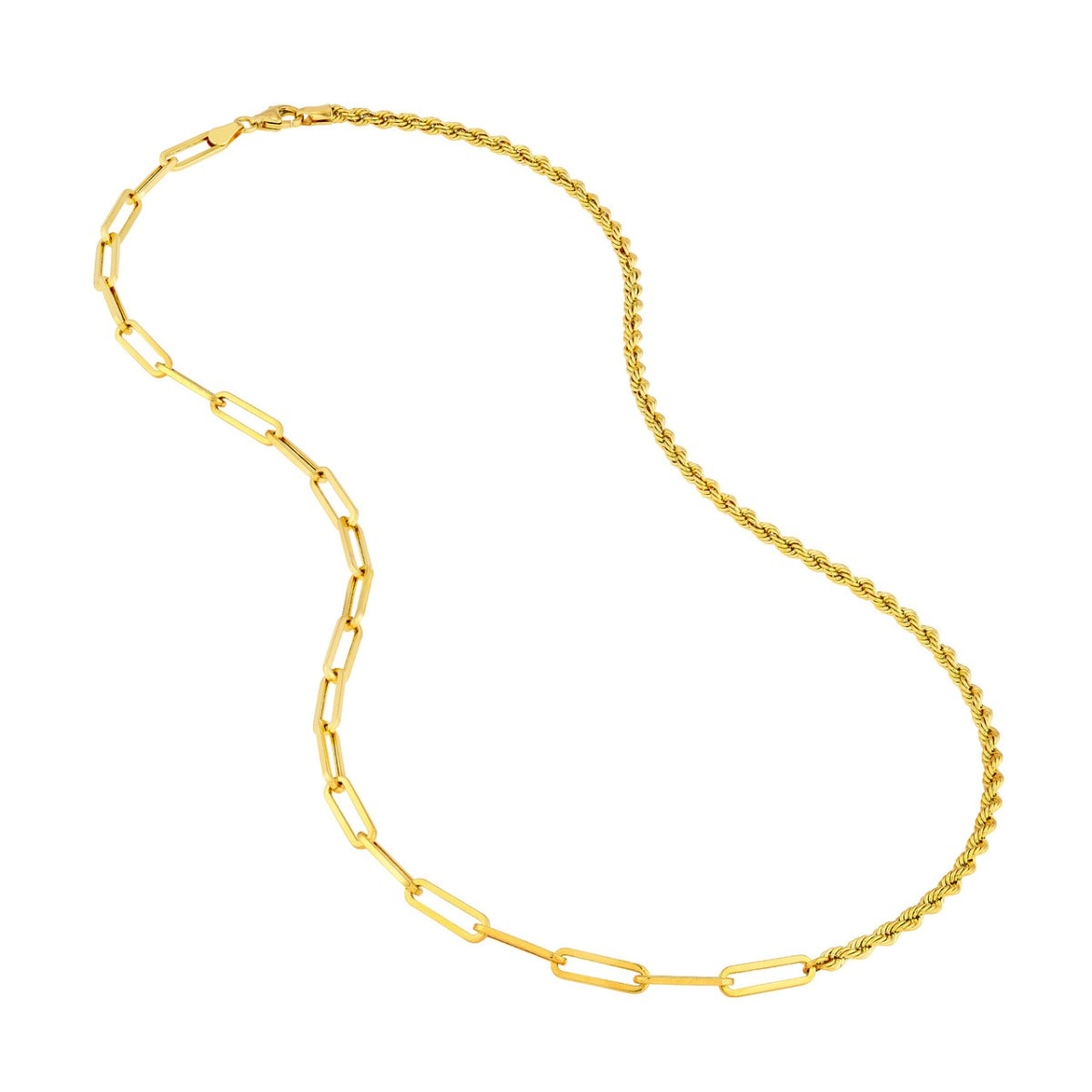 Dual Charm Gold Chain view 4