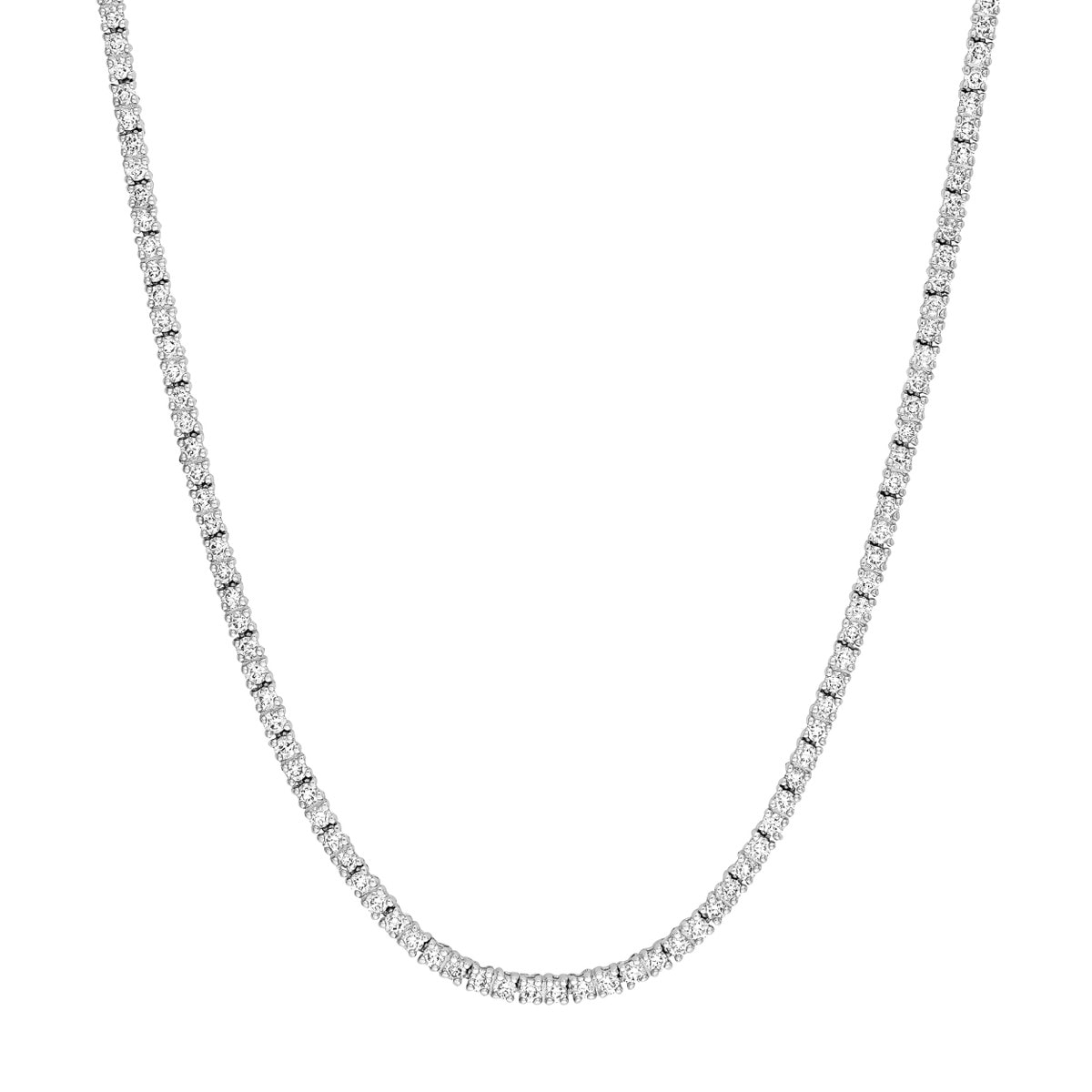 9.5ct Lab Grown Diamond Tennis Necklace view 1